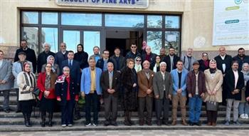   كلية الفنون الجميلة جامعة المنصورة تناقش أبحاث مشروعات التخرج لطلابها 2025