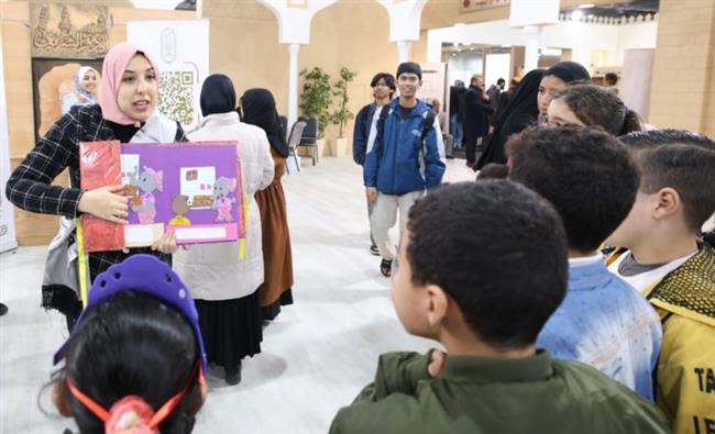 جناح الأزهر بمعرض الكتاب يقدم للأطفال كتاب "قصص الحيوان في زمن الصحابة"