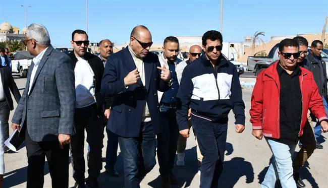 تفاصيل جولة وزراء العمل والشباب والرياضة والزراعة في رأس غارب بالبحر الأحمر