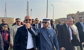   وفد إماراتي يزور نادي بني سويف للبدء في الاستثمار الرياضي