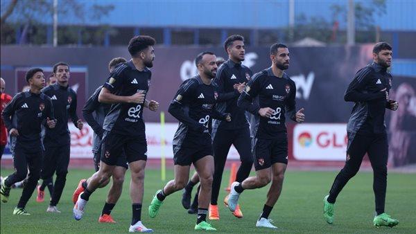 الدوري المصري.. الأهلي يختتم استعداداته لمباراة بيراميدز