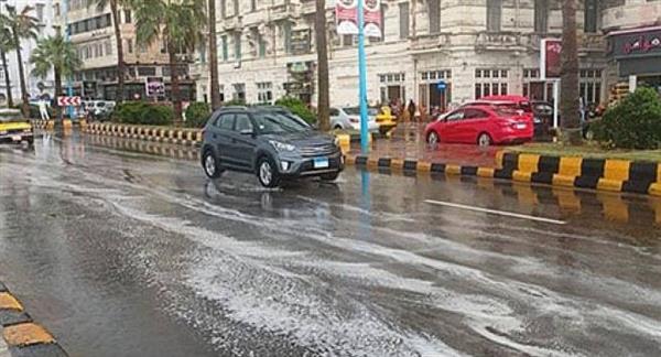 الأمطار تضرب الإسكندرية