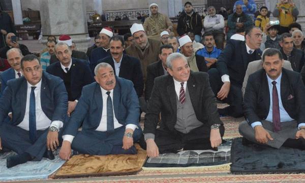 محافظ الغربية يشهد الاحتفال بذكرى الإسراء والمعراج في رحاب المسجد الأحمدي