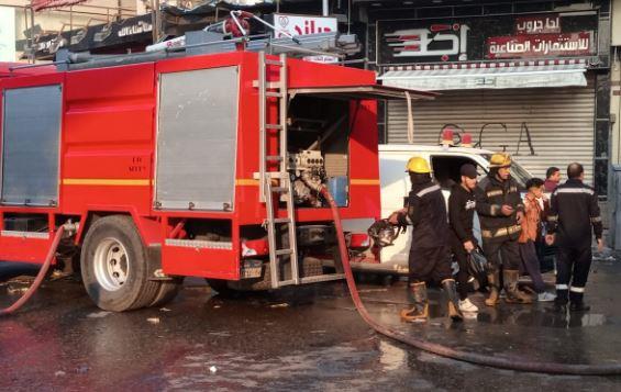 إخماد حريق محدود داخل الشهر العقارى فى عين شمس