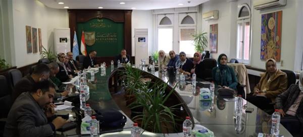رئيس جامعة الإسكندرية يشهد اللقاء التعريفي بمتطلبات النداء الثاني للمشروعات البحثية