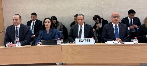 وزيرة التضامن تشارك في جلسة استعراض التقرير الدوري الشامل "UPR" لحقوق الإنسان بجنيف