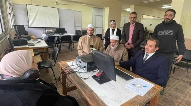 رئيس منطقة الإسكندرية الأزهرية يتفقد اختبارات نهاية المستوى لدارسي أروقة القرآن