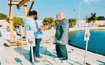   رئيس مياه القليوبية يفاجئ محطة معالجة الصرف الصحي بقها