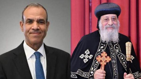 للتهنئة بالعيد.. البابا تواضروس يتلقى اتصالا هاتفيا من وزير الخارجية