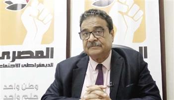   المصري الديمقراطي : نؤكد دعم الشعب الفلسطيني وحقوقه المشروعة