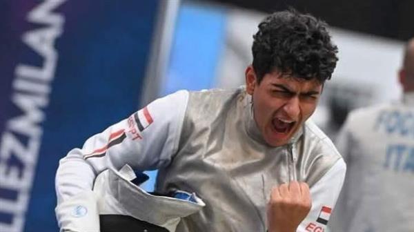 عبدالرحمن طلبة يحرز ذهبية كأس العالم لسلاح الشيش للناشئين بكرواتيا