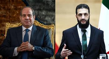   الرئيس السيسي يهنئ أحمد الشرع لتوليه رئاسة الجمهورية العربية السورية خلال المرحلة الانتقالية