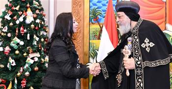   البابا يستقبل وزيرة التضامن للتهنئة بالعيد