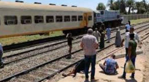 مصرع شاب في حادث تصادم قطار بجرار زراعى بالعلمين