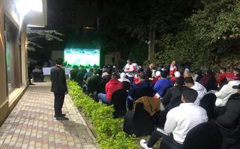   الجالية البحرينية تشاهد إنجاز منتخبها بكأس الخليج ٢٦