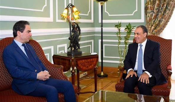 وزير الخارجية يبحث مع رئيس "الوطنية الإعلام" أهمية دور الإعلام الوطني خلال المرحلة الحالية