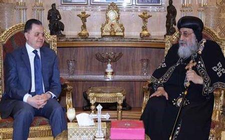 وزير الداخلية يهنئ البابا تواضروس بعيد الميلاد المجيد