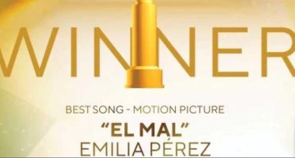 جائزة جولدن جلوب.. "El Mal" من فيلم Emilia Pérez تحصد  أفضل أغنية