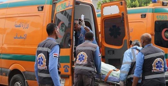 مصرع شخص وإصابة 13 آخرين فى حادث تصادم على الطريق الأوسطى بالجيزة
