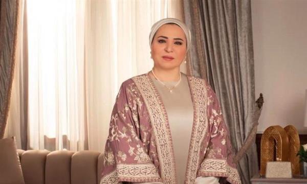 قرينة الرئيس تهنئ شعب مصر بمناسبة عيد الميلاد المجيد