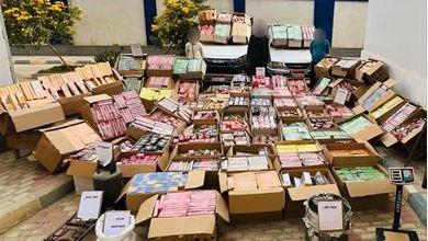 ضبط عامل بالفيوم لإدارته ورشة لتصنيع الألعاب النارية 