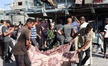   4 شهداء جراء قصف الاحتلال مجموعة من الفلسطينيين بحي التفاح