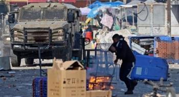  مواجهات بين الفلسطينيين وقوات الاحتلال في نابلس