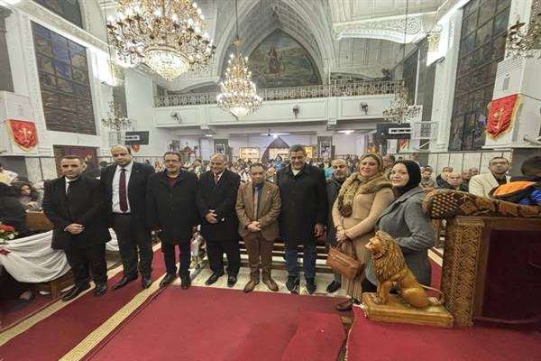 حزب مستقبل وطن بالغربية يقدم التهنئة للإخوة الأقباط