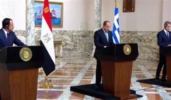   مؤتمر صحفي مشترك للرئيس السيسي ونظيره القبرصي ورئيس وزراء اليونان.. بث مباشر