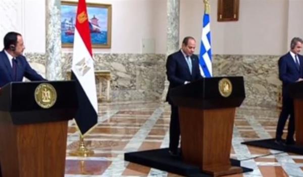 مؤتمر صحفي مشترك للرئيس السيسي ونظيره القبرصي ورئيس وزراء اليونان.. بث مباشر