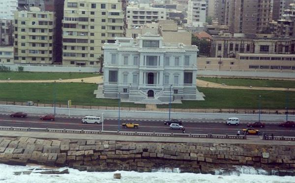 تنشيط السياحة بالإسكندرية تتابع ترميم وتجديد قصر عزيزة فهمي