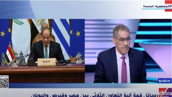 ضياء رشوان يعلق على القمة الثلاثية مع قبرص واليونان