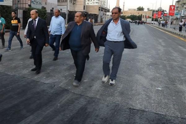 محافظ كفر الشيخ يتفقد أعمال تخطيط وتطوير الطرق بعدد من الشوارع  ​