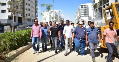 جولة تفقدية لرئيس جهاز مدينة العلمين الجديدة لمتابعة المشروعات الجارية