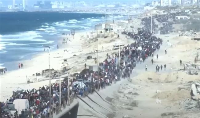 مراسل القاهرة الإخبارية يرصد مشاهد مؤثرة من عودة النازحين لمدينة غزة