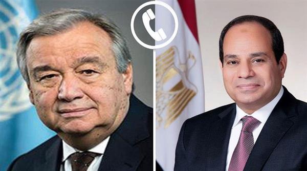 جوتيريش يشيد بدور مصر والرئيس السيسي في إنجاز اتفاق وقف الحرب بـ غزة