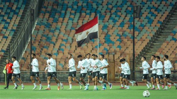 منتخب مصر يخوض تدريبه  استعدادا لمواجهة غينيا بيساو
