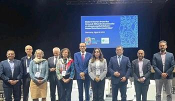   د. منال عوض تلقي الكلمة الافتتاحية لجلسة “مبادرة ENACT” بالمؤتمر العالمي للحفاظ على الطبيعة بأبوظبي