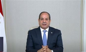   السيسي: المياه سر الحياة وأصل الوجود
