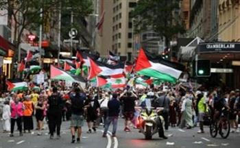   مسيرات مؤيدة لفلسطين في عدة مدن أسترالية