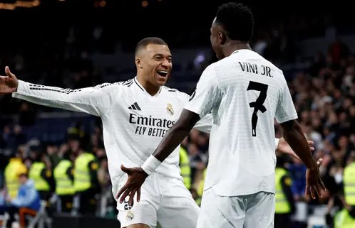 "مبابي": علاقتي مع فينيسيوس أفضل هذا الموسم وهدفنا قيادة ريال مدريد نحو الألقاب