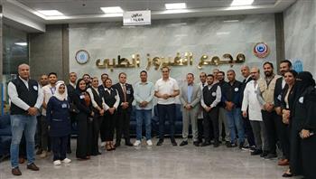  رئيس هيئة الرعاية الصحية يواصل جولته بجنوب سيناء ويتفقد مجمع الفيروز الطبي