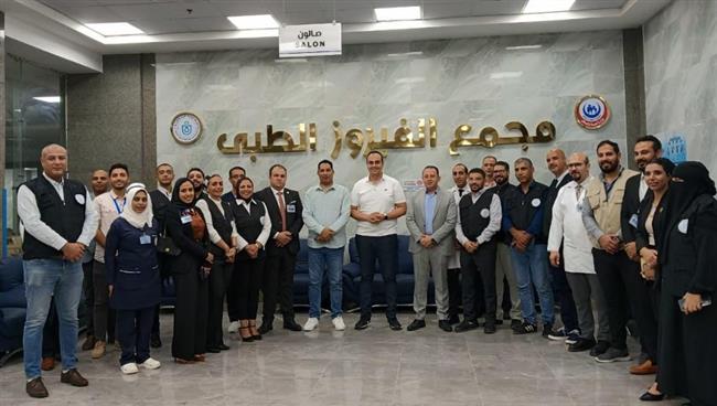 رئيس هيئة الرعاية الصحية يواصل جولته بجنوب سيناء ويتفقد مجمع الفيروز الطبي