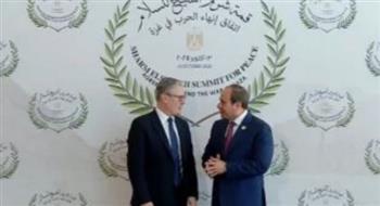   الرئيس السيسي يستقبل رئيس الوزراء البريطاني للمشاركة بـ قمة شرم الشيخ