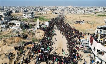   وصول أسرى فلسطينيين إلى خان يونس بعد إطلاق سراحهم من سجون الاحتلال