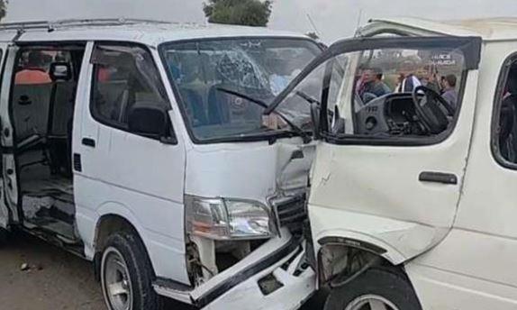إصابة 5 في حادث ميكروباص بدمياط