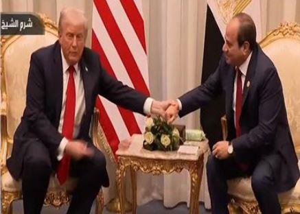ترامب: أود انضمام الرئيس السيسي إلى مجلس السلام لإدارة غزة