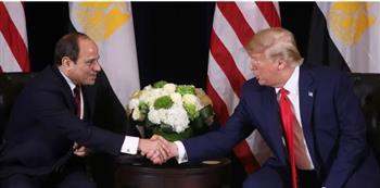   ترامب للسيسي: شكرًا أيها الرئيس العظيم.. اليوم تحقق السلام في الشرق الأوسط