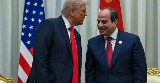 ترامب يشكر السيسي على دعم المقاتلات أثناء دخول الأجواء المصرية