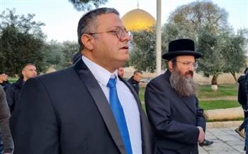   وزير الأمن القومي الإسرائيلي يقود اقتحام المستوطنين للمسجد الأقصى